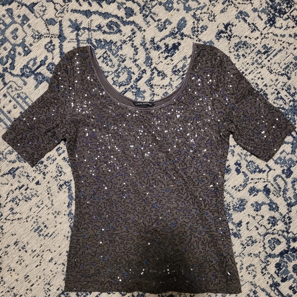 Banana Republic Sequin Top